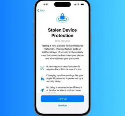 临朐苹果授权维修店分享被盗设备保护功能开启方法 